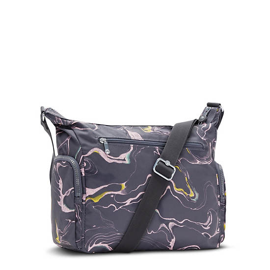 Kipling Gabbie Printed Crossbody Veske Grå | NO 2055VR